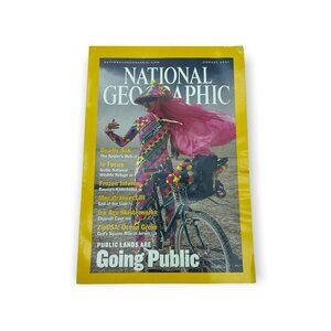 5/$10 National Geographic Magazine Going Public August 2001